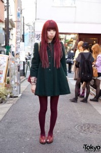 Liz Lisa Dress & Long Hair in Harajuku