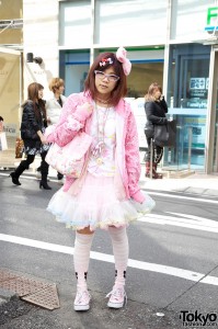 Pink Fashion in Harajuku
