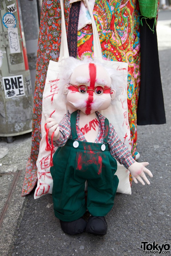 Creepy Handmade Doll in Harajuku