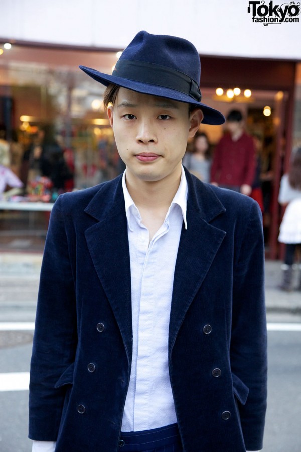 Vintage Suit in Harajuku