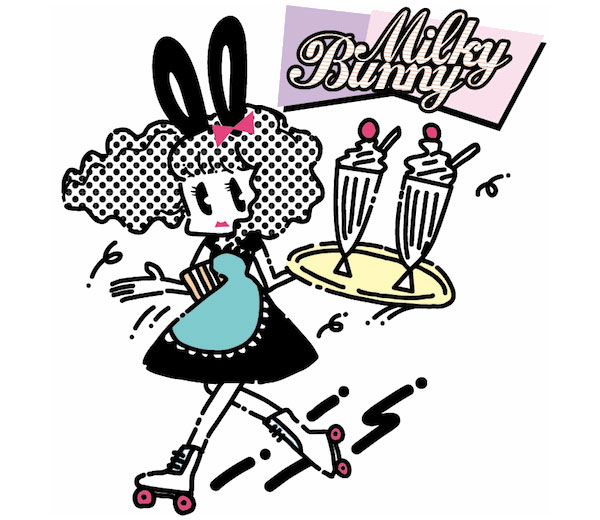 Milky Bunny “Bunny Days” x Spinns Harajuku T-Shirt – Tokyo Fashion