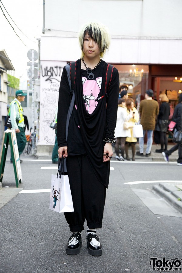 Monomania shirt & Gadget Grow pants in Harajuku