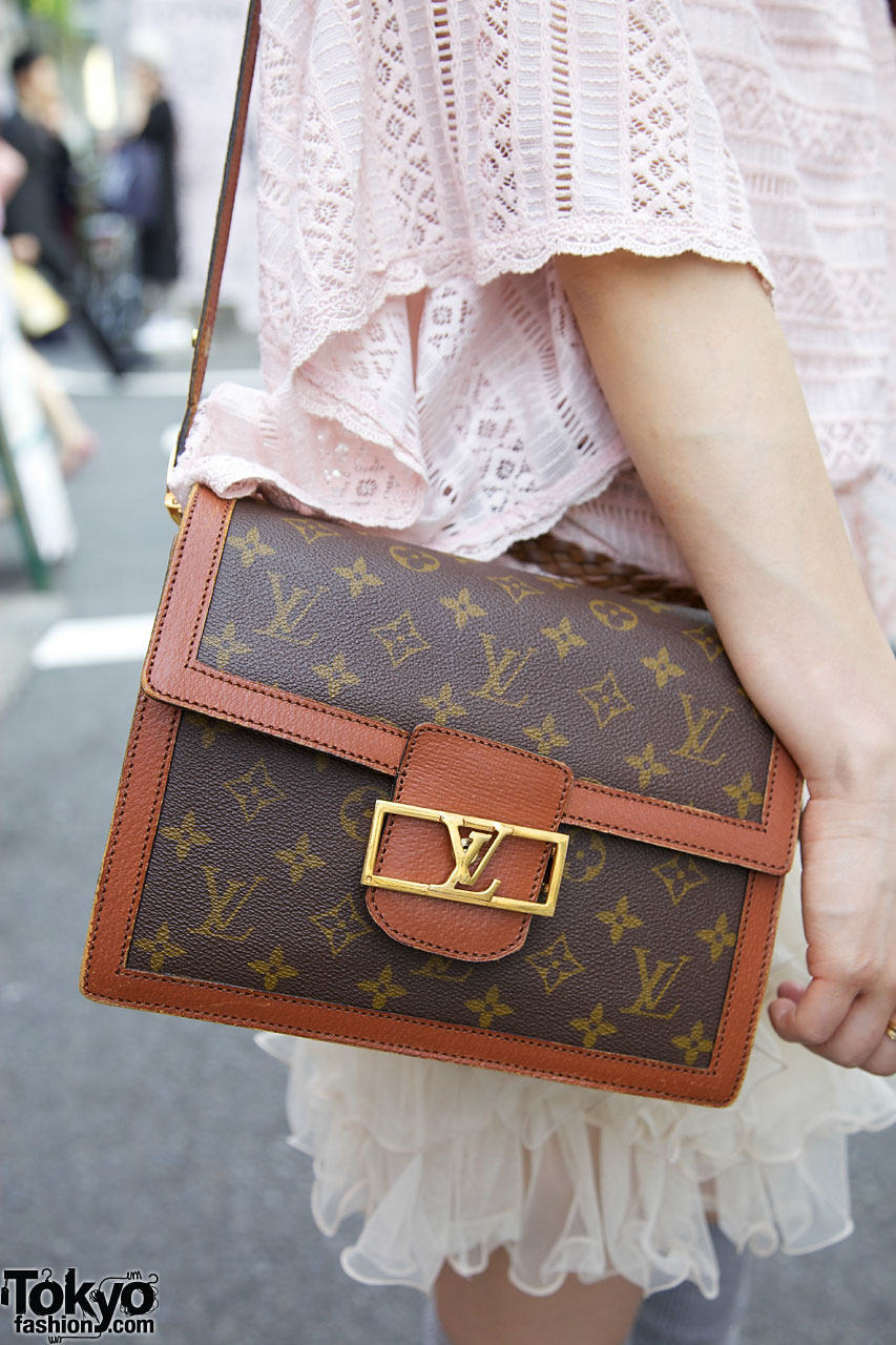 Louis Vuitton, Bags, Louis Vuitton Shoulder Bag Handbag Sac Dauphine  Monogram Canvas Brown Vintage