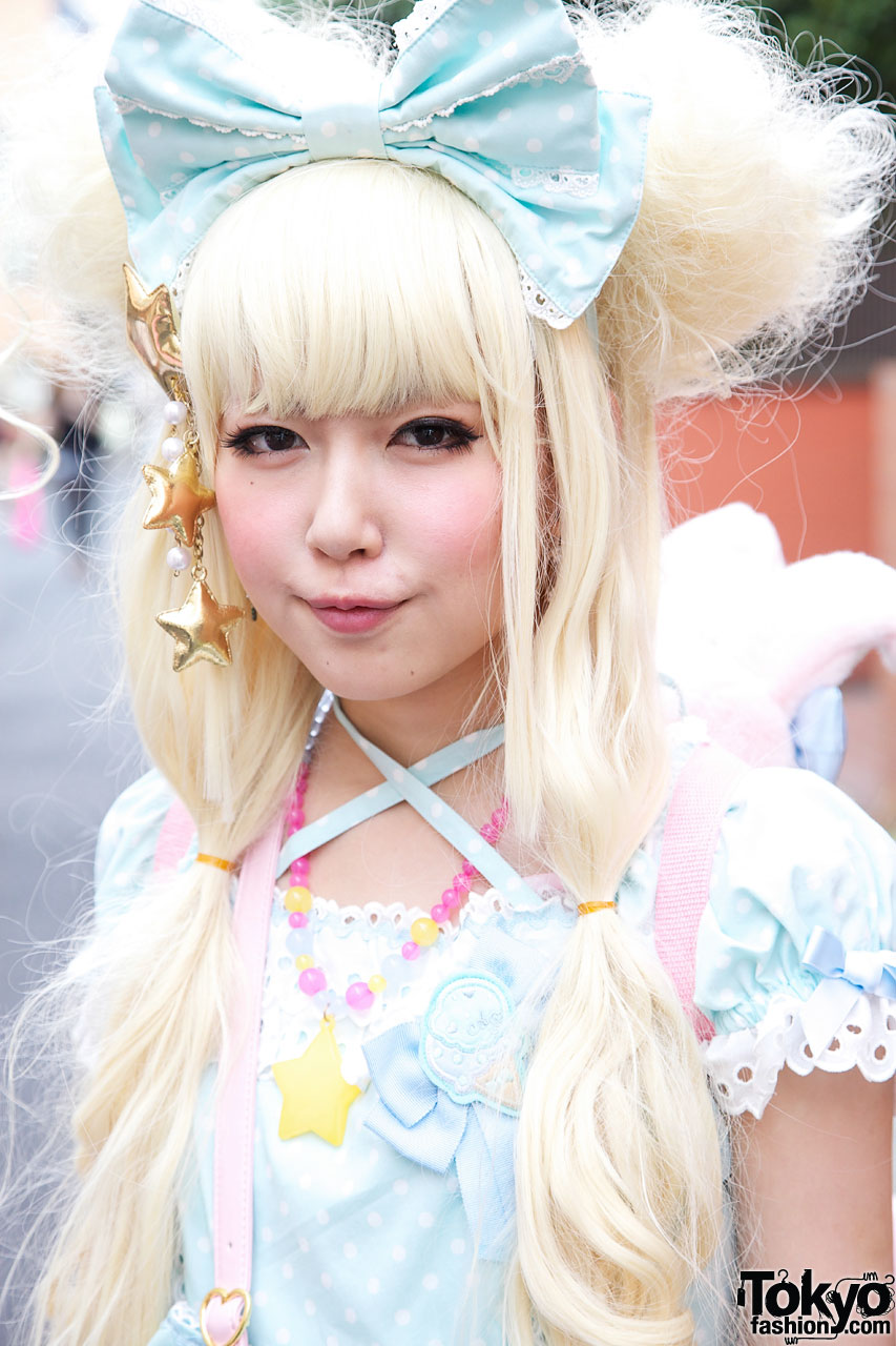 Monet Grazen Kinderen Japanese Sweet Lolita Girls' Pink & Blue Fashion in Harajuku – Tokyo Fashion