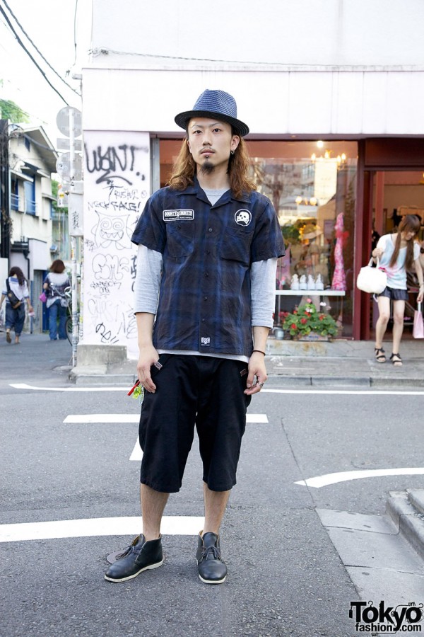 Bounty Hunter shirt & shorts in Harajuku