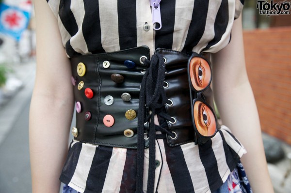 Corset Belt With Buttons