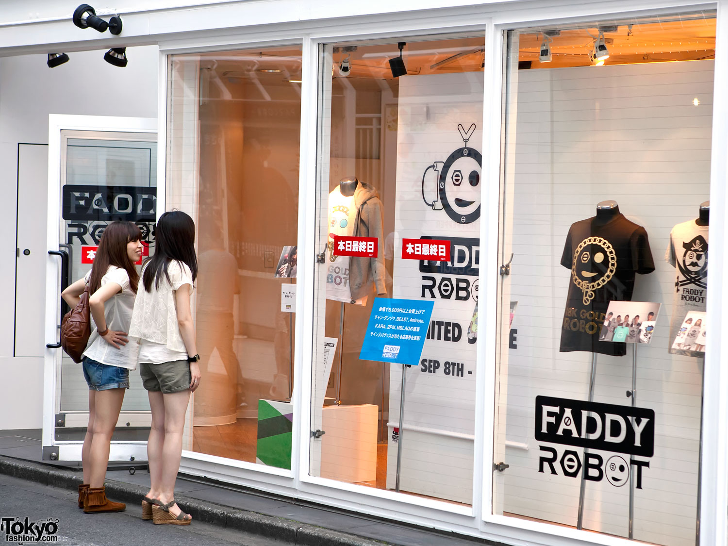 Faddy Robot Shibuya Popup Shop Korean Fashion Brand X K Pop In Tokyo Tokyo Fashion