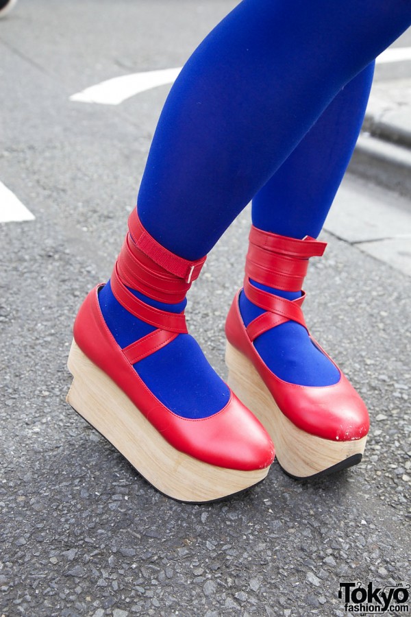 Red Rocking Horse Shoes in Harajuku