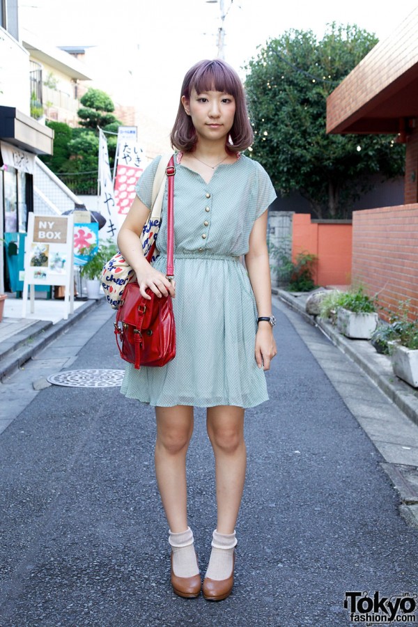 Breezy Dress on the Street in Harajuku