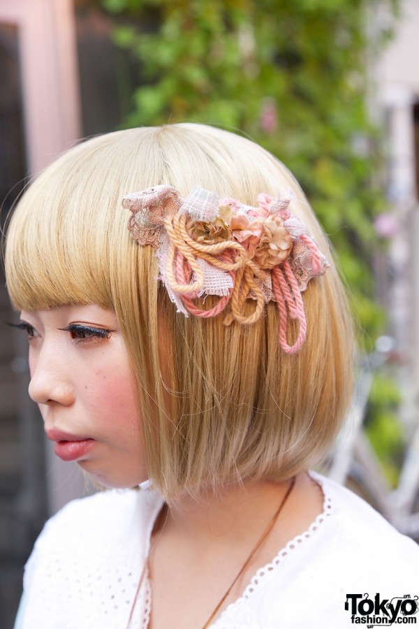 Pretty Japanese Yarn Hair Accessory