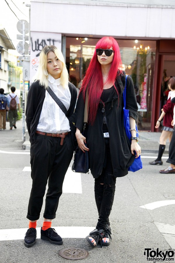 Momo & Sioux in Harajuku w/ beauty:beast Bag & GVGV Pointed Toe Creepers
