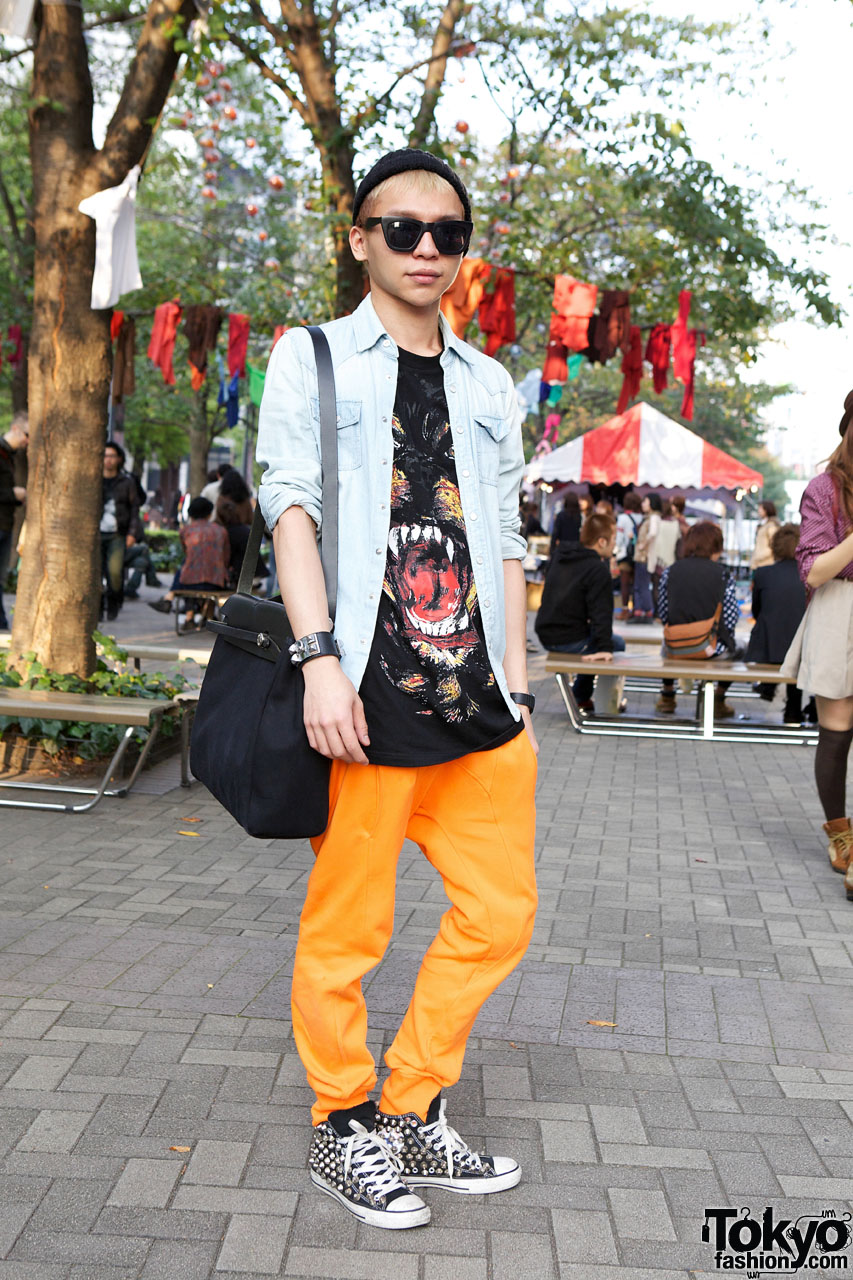 Bunka Fashion Student Wearing Hermes, Givenchy & Neil Barrett in Shinjuku –  Tokyo Fashion