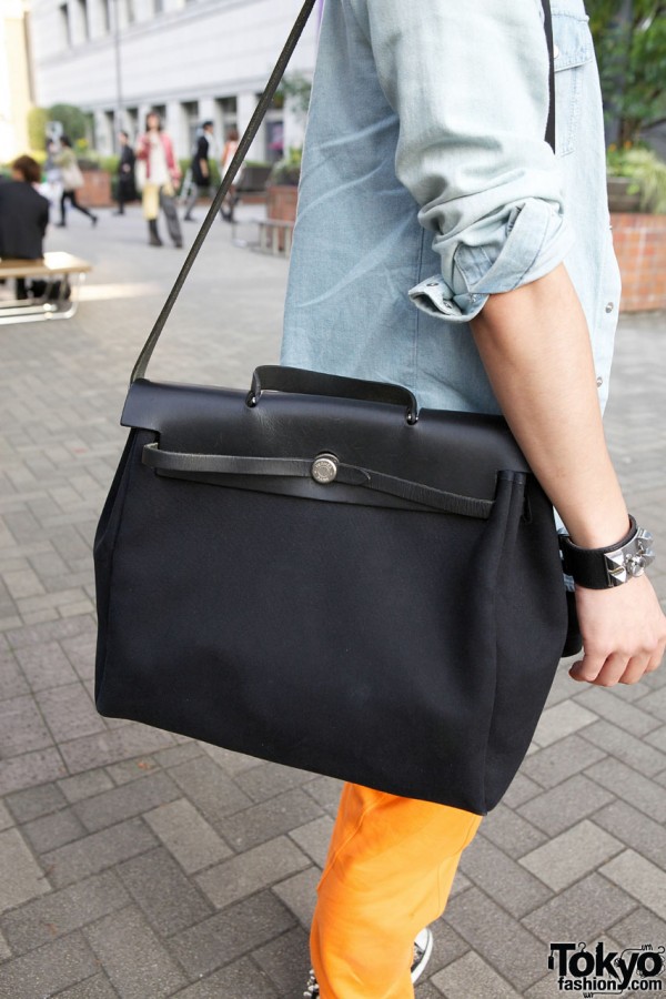 Hermes Leather Bag in Tokyo