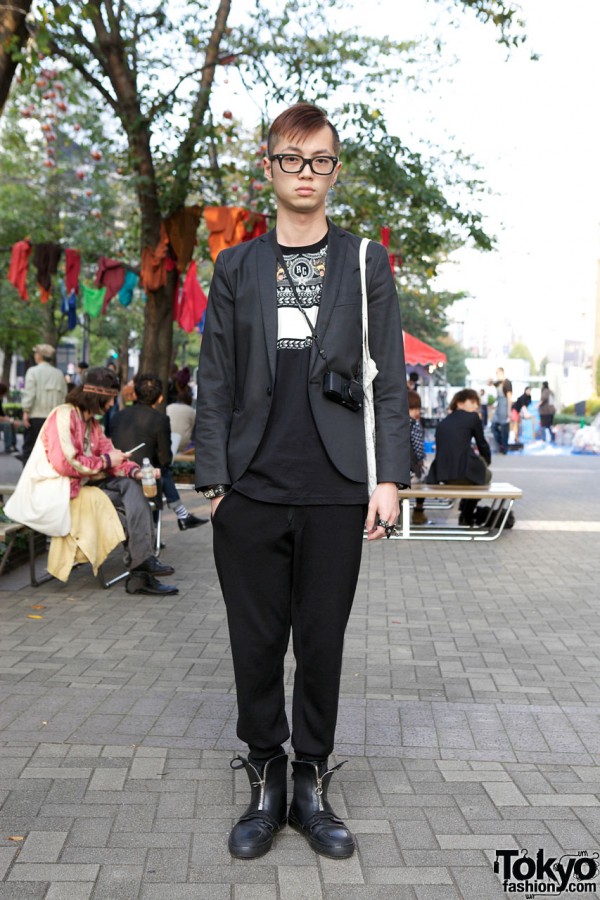Tokyo Guy in Lanvin & Givenchy