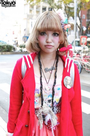 Senon’s Milk Harajuku Top w/ Kewpie, Barbie, Spank, Broken Doll & Hello ...