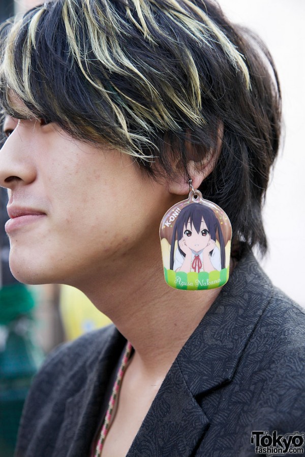 Azusa Nakano earring in Harajuku