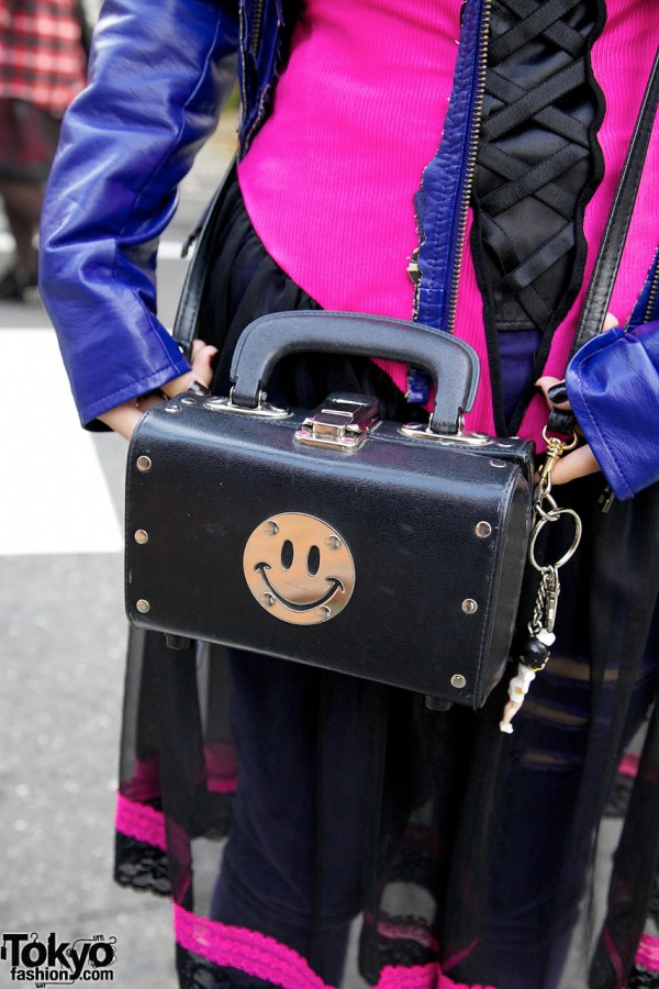 Smiley Face Handbag in Harajuku