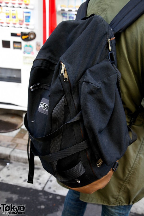Jansport backpack in Harajuku