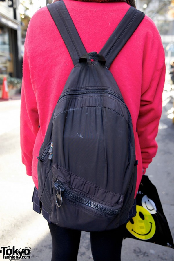 Black backpack from resale shop