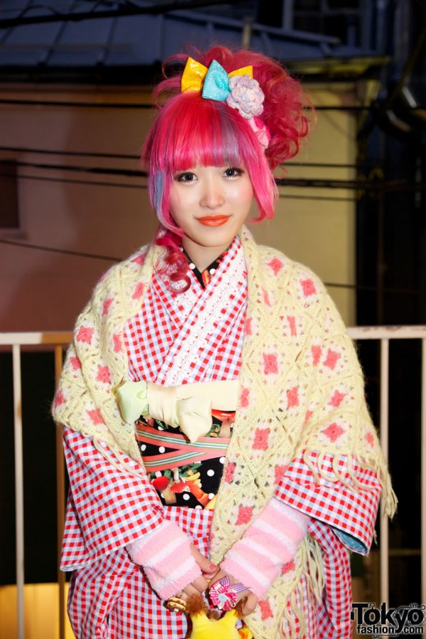 Kumamiki in Kimono