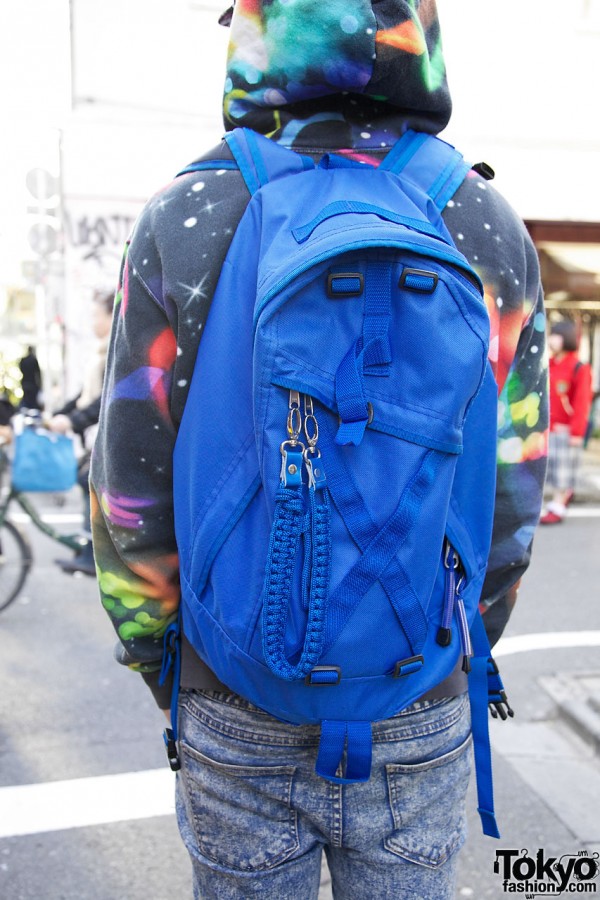 Blonde Cigarettes backpack in Harajuku