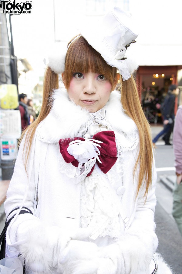 Lolita mini hat from Gramm & Yosuke handmade ribbon