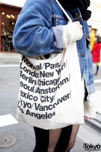 American Apparel bag in Harajuku