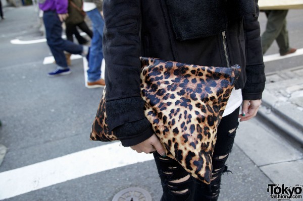 Leopard Print Clutch from Cruce Anap