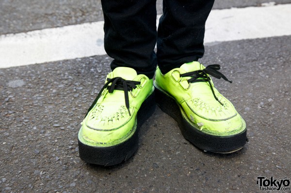 Mad Teatime lime green creepers