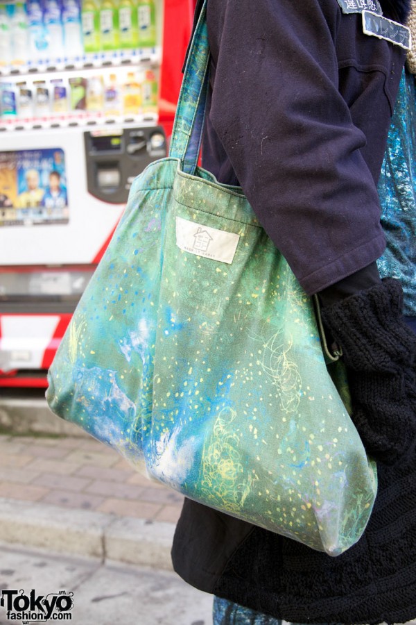 Monikoto fabric purse in Harajuku
