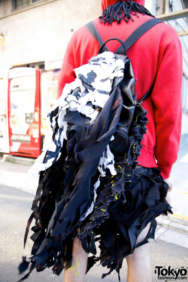 Shredded Backpack in Harajuku