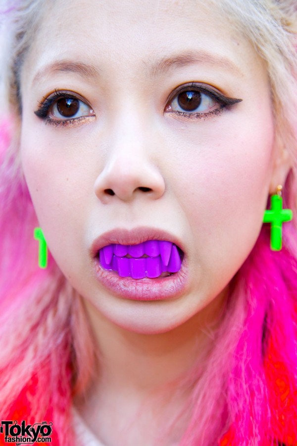 Coi With Purple Fangs in Harajuku