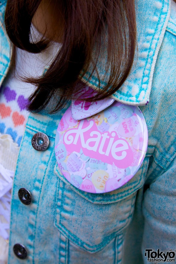 Katie button in Harajuku