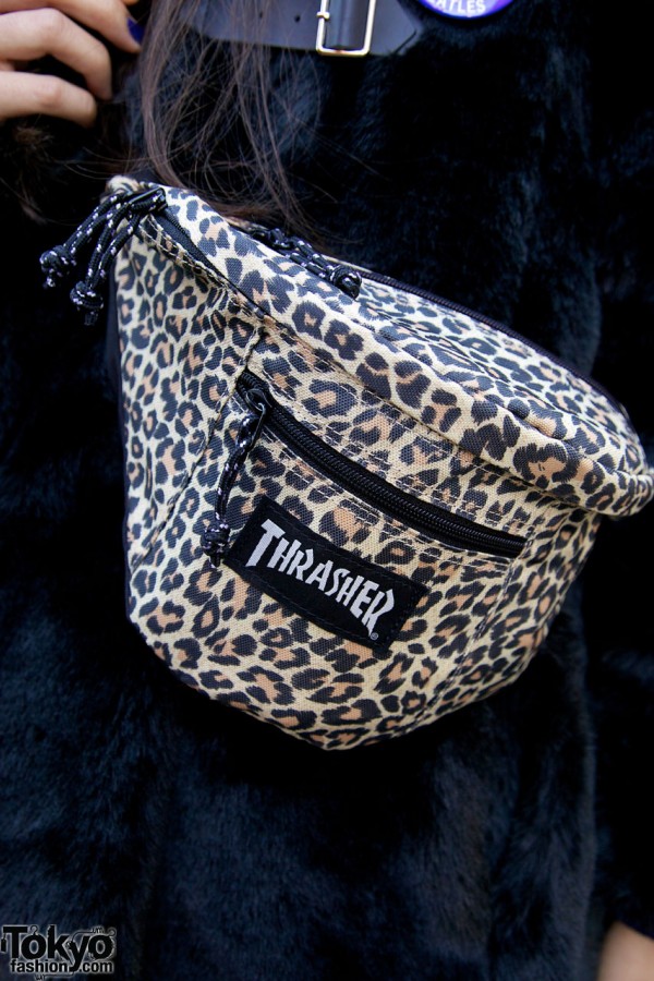 Leopard print Thrasher bag