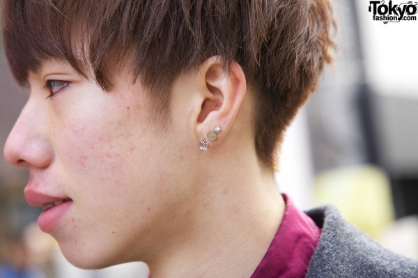 Tripple earrings in Harajuku