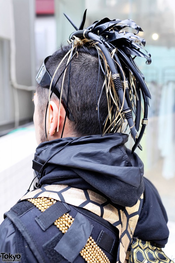 Japanese Cybergoth Hair Falls