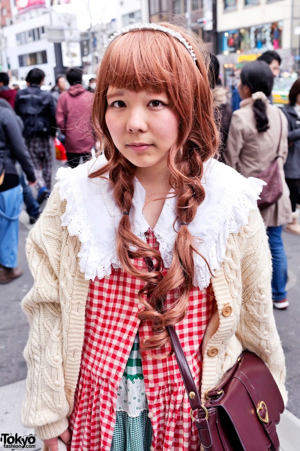 Vintage Cable Knit Sweater in Harajuku