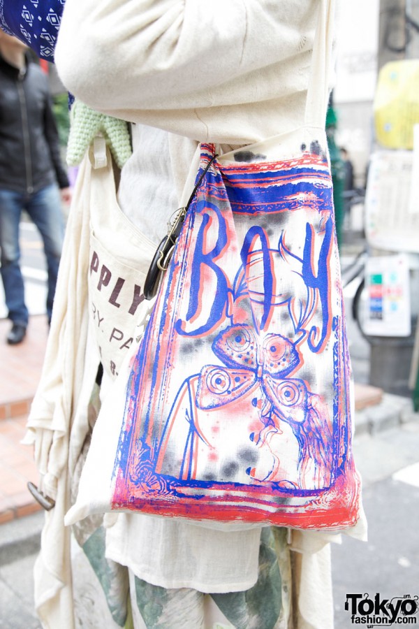 Graphic Boy bag in Harajuku