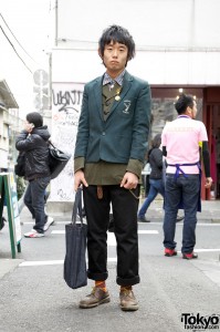 Eclasion Jacket w/ Military Medal & Wrangler Jeans