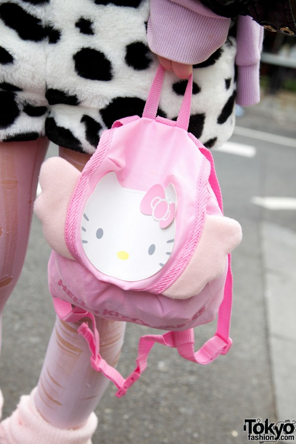 small Hello Kitty backpack in Harajuku