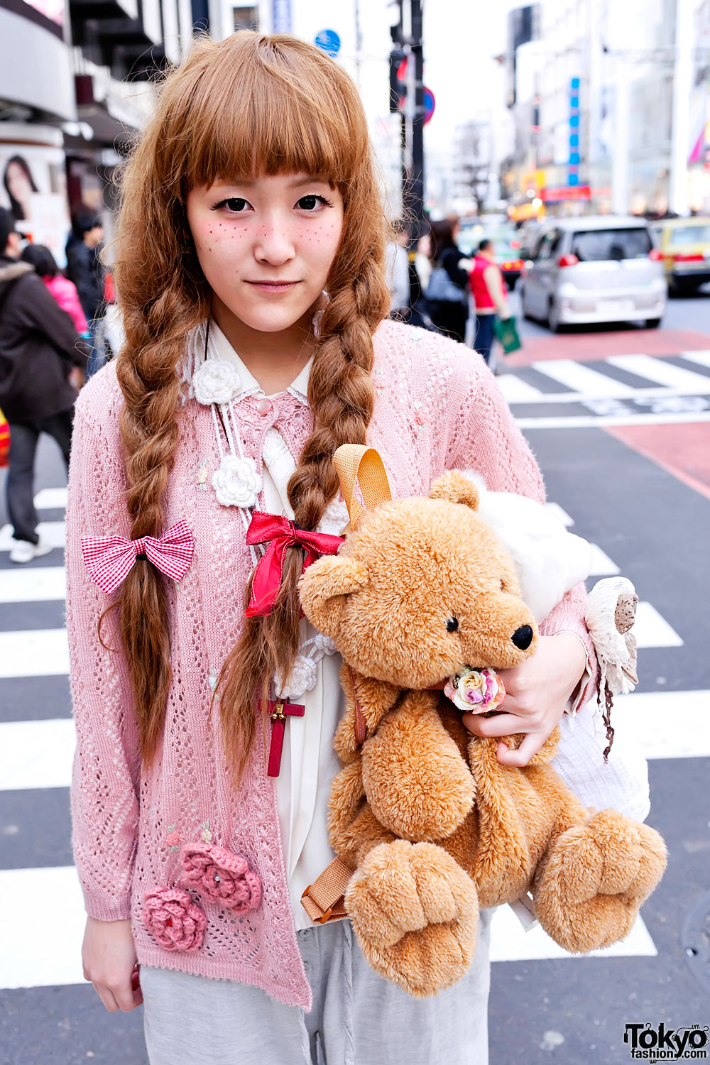 Harajuku Girls' Colorful Fashion & Cute Teddy Bears
