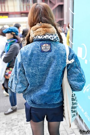Acid Wash & Denim Tokyo Street Fashion