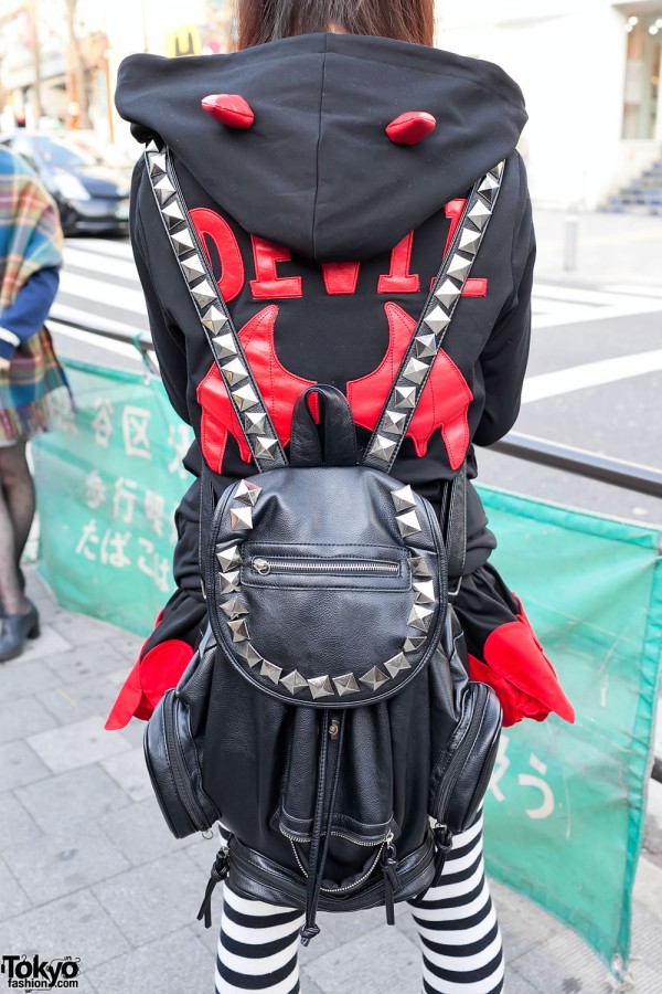 Studded Backpack in Harajuku