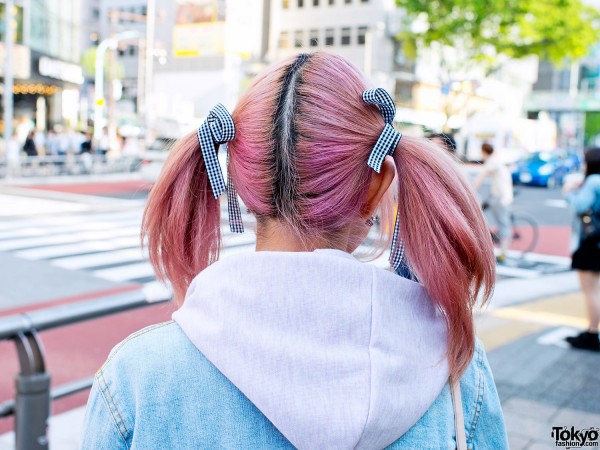 Pink Japanese Twintail Hairstyle