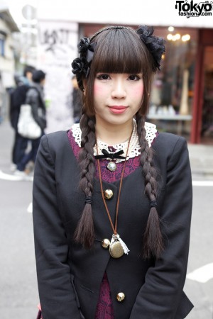 Vintage-Loving Harajuku Girl w/ Braids, Long Dress & Platforms – Tokyo ...