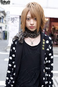 Japanese Host Wearing Polka Dots, Skulls & Tall Boots in Harajuku ...