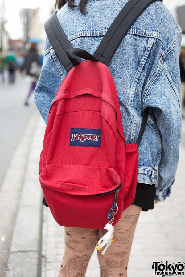 Red JanSport backpack