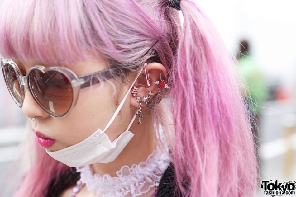 Juria Nakagawa Wearing Bubbles Harajuku & Mam AvantGarde Tokyo Fashion