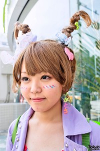 Pippi Longstocking Braids in Harajuku
