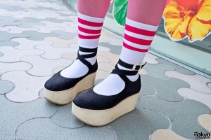 Tokyo Bopper Shoes & Striped Socks